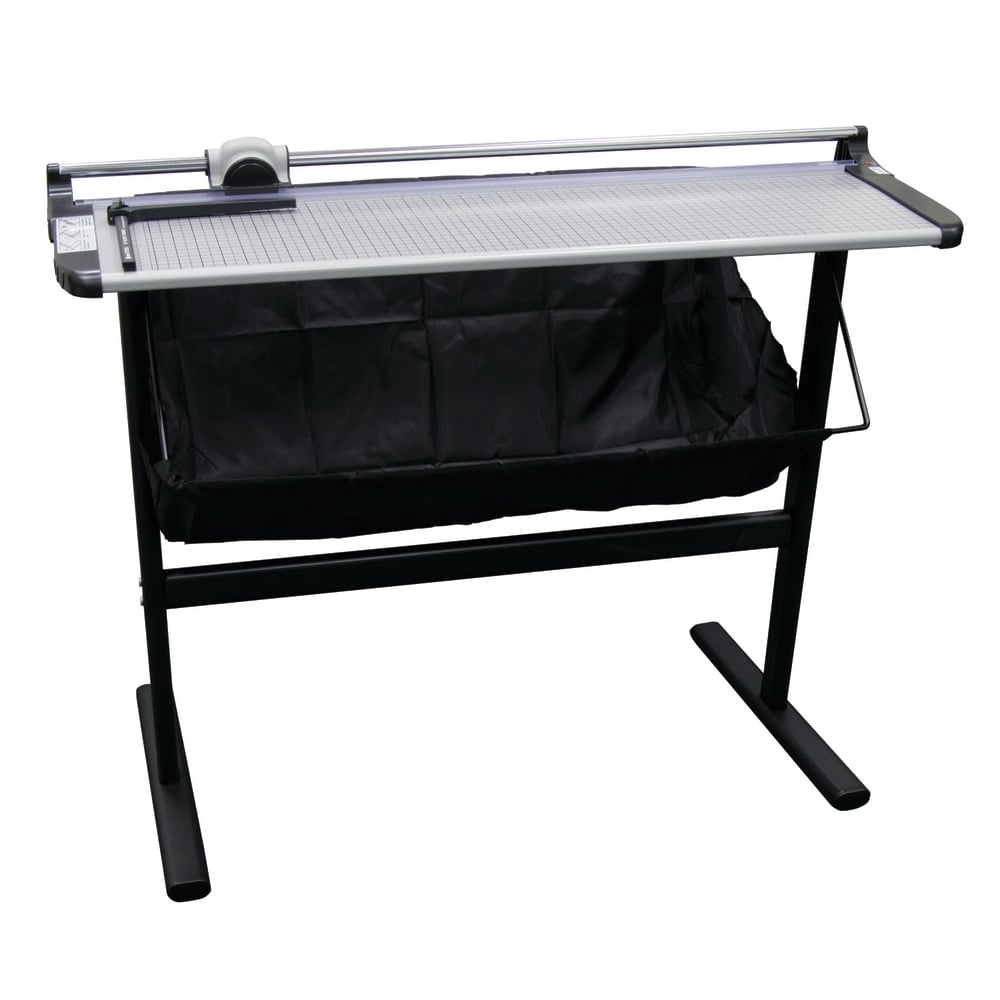 United Commercial Rotary Paper Trimmer With Stand And Fabric Catch Tray, 38in, Silver MPN:RT37S