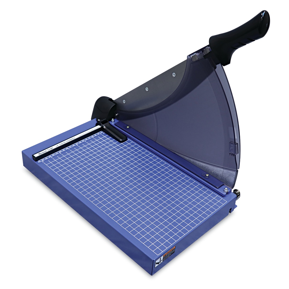 United Professional Guillotine Paper Trimmer, T14P, 14in, Blue MPN:T14P