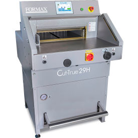 Formax® Cut-True Fully-Automatic Hydraulic Guillotine Paper Cutter Cut-True 29H