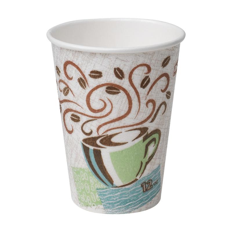 Dixie PerfecTouch Insulated Paper Hot Cup, 12 Oz, Multicolor, Pack Of 960 MPN:5342CDSBP