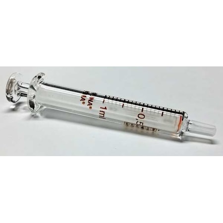 Reusable Glass Syringe, Glass Luer, 1 mL MPN:7.102-21