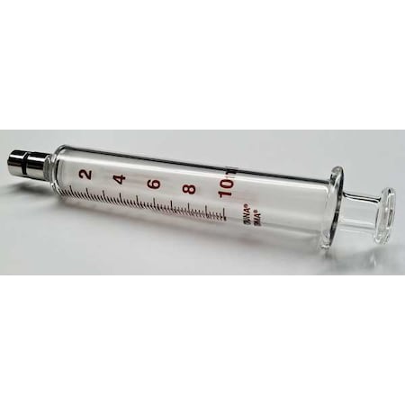 Glass Syringe, Metal Luer Lock, 10 mL MPN:7.140-37