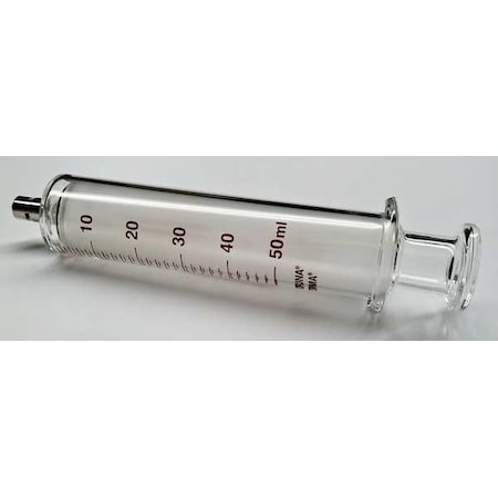 Glass Syringe, Metal Luer Lock, 50 mL MPN:7.140-45