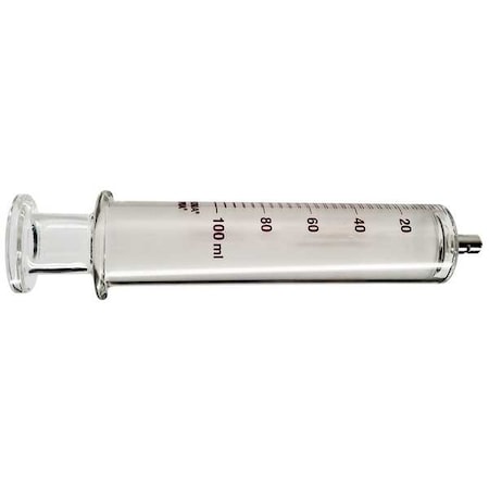 Glass Syringe, Metal Luer Lock, 100 mL MPN:7.140-51
