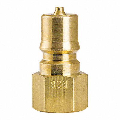 Plug Brass QuickConnect w/VitonSeal 1/8 MPN:K1B-101