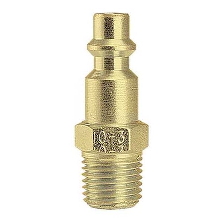 Industrial Plug, 1/4 in MPT, Brass MPN:10-3B