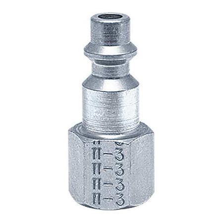 Industrial Plug, 1/4 in FNPT, Steel MPN:11-3