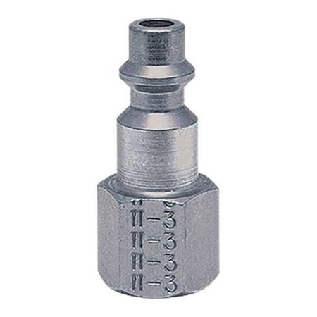 Industrial Plug, 1/4 in FNPT, 300 Series Stainless Steel MPN:11-3S/S