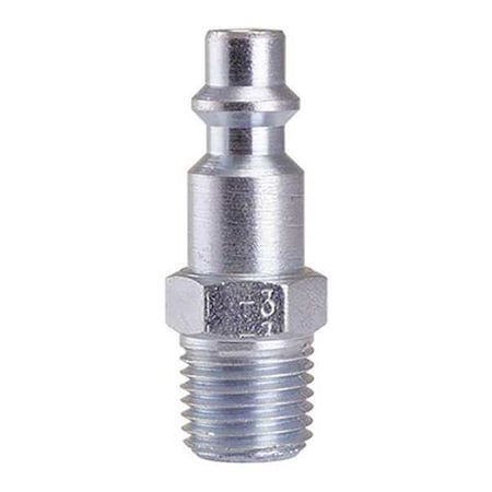 Industrial Plug, 3/8 in MNPT, Steel MPN:14-3
