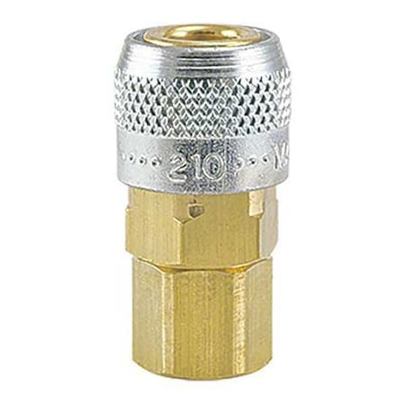 Safety Vent Socket, 210 Series, 1/4 in FNPT MPN:210-3003