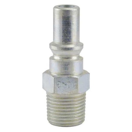 Quick Connect Plug, 310 Series, 3/8 in MPT, Steel MPN:310-42