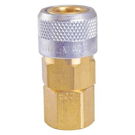 Auto Socket, 3/8 in FPT, Brass/Steel MPN:310-4204