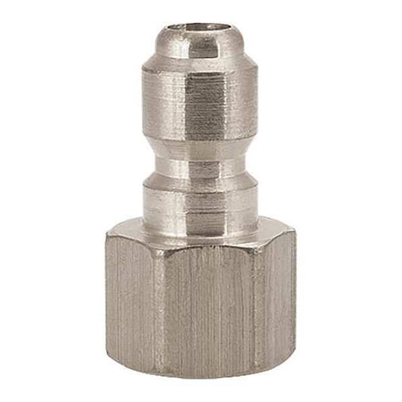 Quick Connect Plug, 3/8 in FNPT, Steel MPN:38FP
