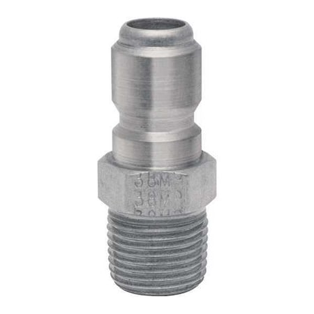 Quick Connect Plug, 3/8 in MNPT, Stainless Steel 303 MPN:38MPS