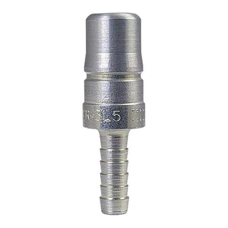 Quick Connect Plug, 3FRL Series, 1/2 Body Size, 3/8 in ID Hose Stem MPN:3L59