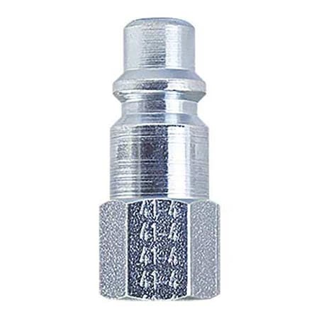 Quick Connect Plug, 4 Series, 1/4 in FNPT MPN:41-4