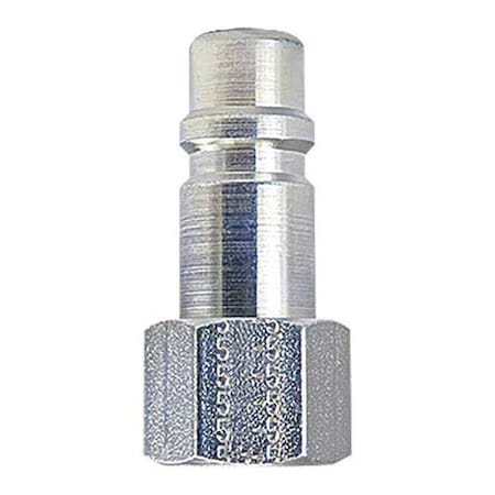 Quick Connect Plug, 4 Series, 1/2 in FNPT, Steel MPN:55-5