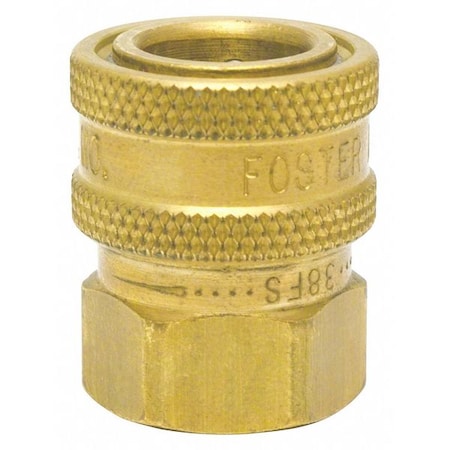 Quick Connect Socket, 3/4 in, Brass, Buna-N Seal MPN:75FS