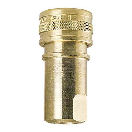 Quick Connect Socket, H1 Series, Brass, 1/8 in Body Size, 1/8 in FPT MPN:H1B