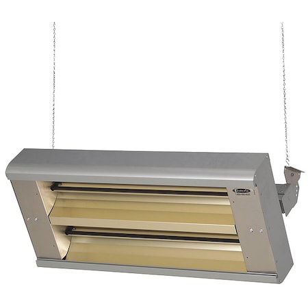 Electric Infrared Heater, 1 Phase, Aluminum, 240V AC MPN:342-30-THA-240V