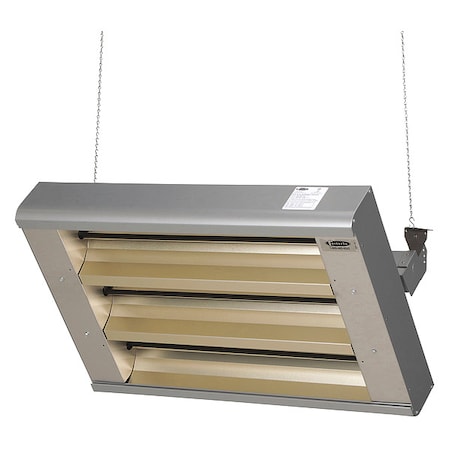 Electric Infrared Heater, 1 or 3 Phase, Aluminum, 240V AC MPN:343-60-THA-240V