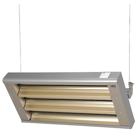 Electric Infrared Heater, 1 or 3 Phase, Aluminum, 480V AC MPN:463-60-THA-480V