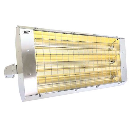 Infrared Quartz Electric Heater, 1, 3 Phase, Stainless Steel, 480V AC MPN:P-60-463-THSS