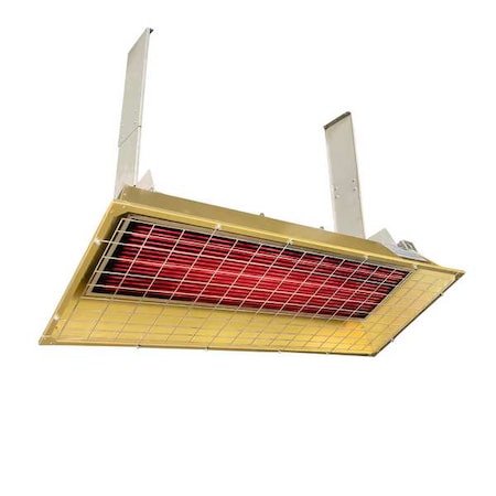 Infrared Overhead Electric Heater, 1, 3 Phase, Aluminum, 480V AC MPN:P95-FSS-3