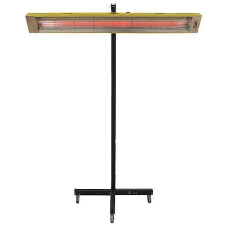 Electric Infrared Heater, 1 Phase, Galvanized Steel, 5120 BtuH, 120V AC 1500 W MPN:PCH-48C