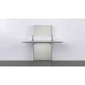 Sova® Ascent™ Adjustable Height Universal Changing Table 500 lb. Capacity Silver 80HS0206