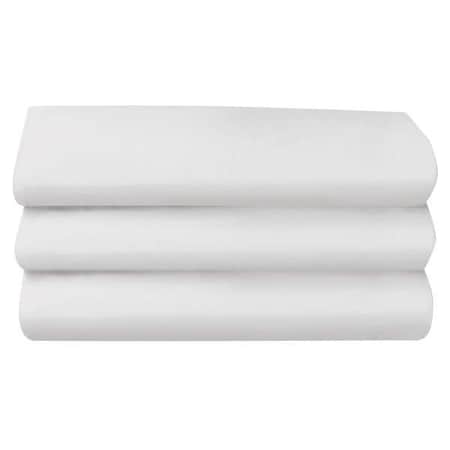 CozyFit Cot Sheets, Standard Size, White, 12PK MPN:CS-SS-WH-12