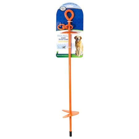 Giant Tie-Out Stake Orange 5.90