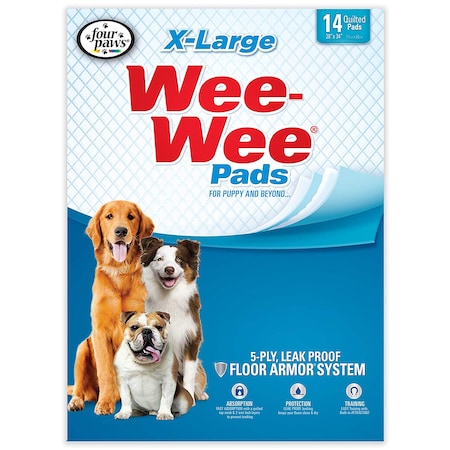 Wee-Wee Pads 14Pcs Extra Large Wht 28