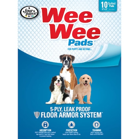 Wee-Wee Pads 10Pcs Wht 22