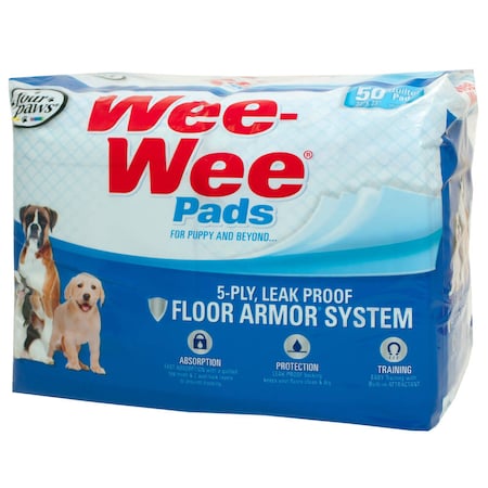 Wee-Wee Pads 50Pcs Wht 22