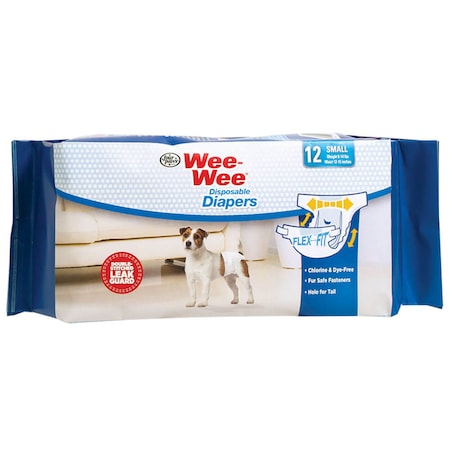 Wee-Wee Disposable Diapers 12Pcs Smll Wh MPN:100534770