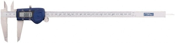 Electronic Caliper: 0in to 12in, 0mm to 300mm, ±0.0005in, ±0.01mm Resolution, No IP Rating, for Depth, Inside Diameter, Outside Diameter & Step MPN:54-101-300-1