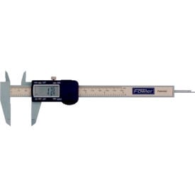 Fowler 74-101-175-0 Poly-Cal 0-6''/150MM Fractional Large Easy-Read Display Plastic Digital Caliper 74-101-175-0