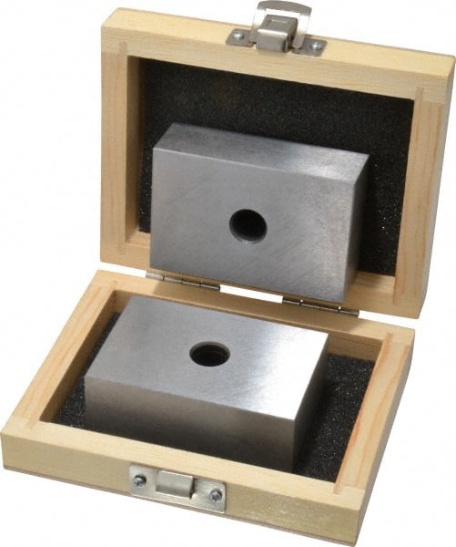 Setup Block: 0.0003 Squareness, Hardened Steel, 1-2-3 Block MPN:52-439-001-0