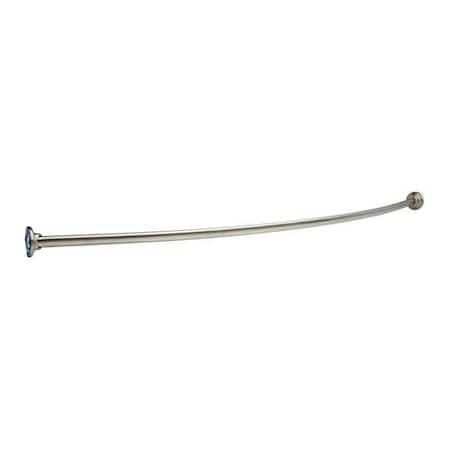 Curved Shower Rod, SS, 60In, 6In Proj. MPN:211-5 SS