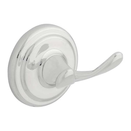 Bathroom Hook, 2 Hook, 2-13/16In D, Chrome MPN:9002PC