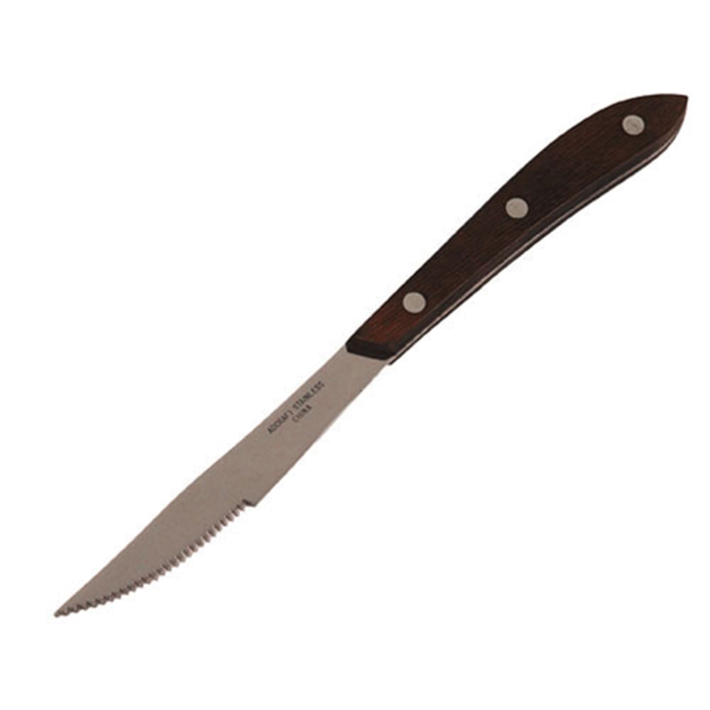 Update International Stainless-Steel Steak Knives, 4 1/4in Blade, Pack Of 12 Knives MPN:SK-812