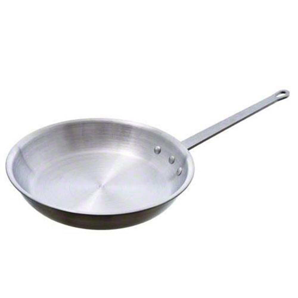 Update International Aluminum Frying Pan, 12in, Silver MPN:AFP-12