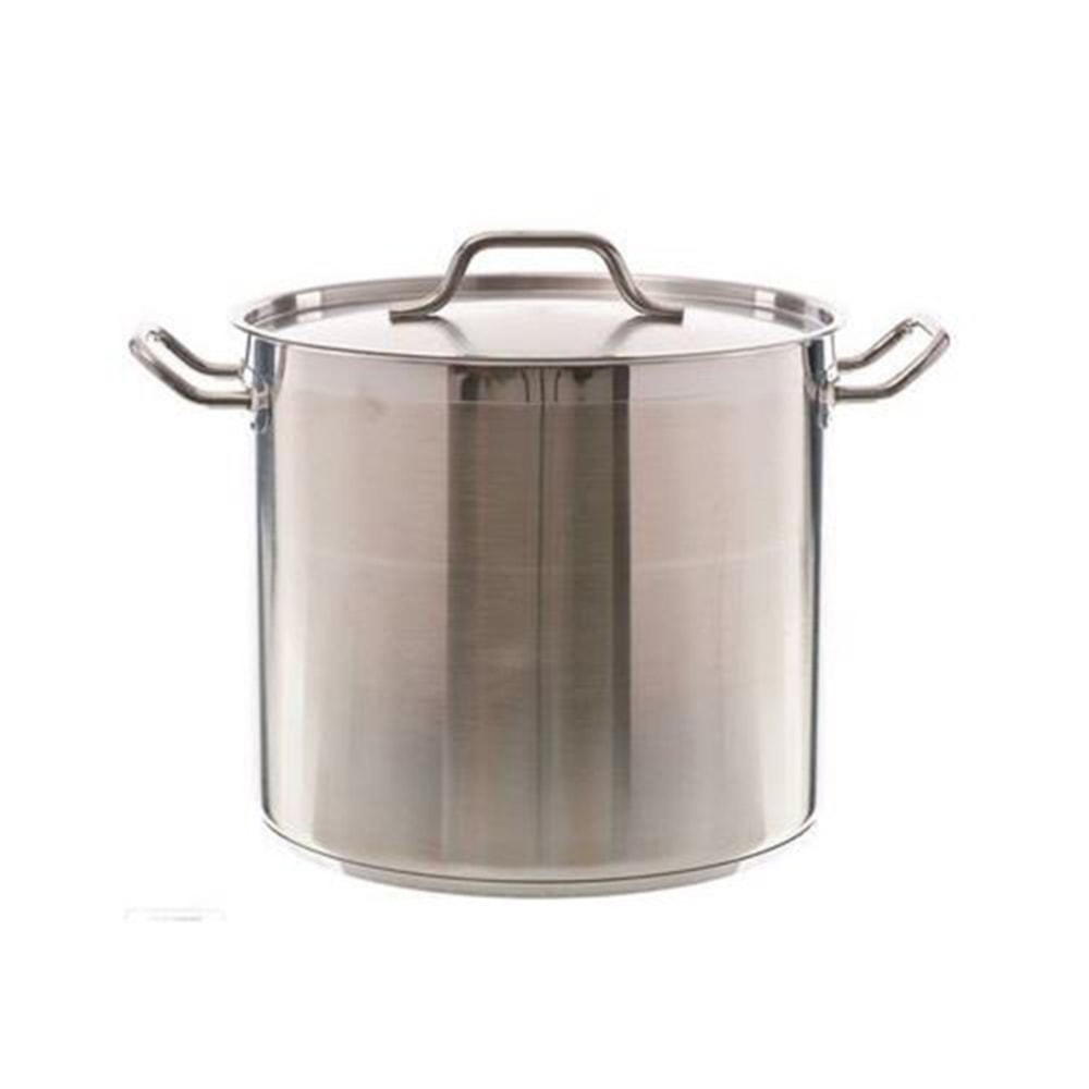 Update International SuperSteel Stock Pot, 20 qt, Silver MPN:SPS-20