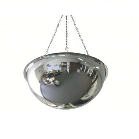 Full Dome Mirror, 32 in Dia, Acrylic MPN:DOME-X-32A