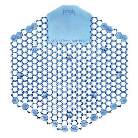 Wave 3D Urinal Deodorizer Screen, Cotton Blossom Scent, Blue, PK10 MPN:FRS 2WDS60 CBL