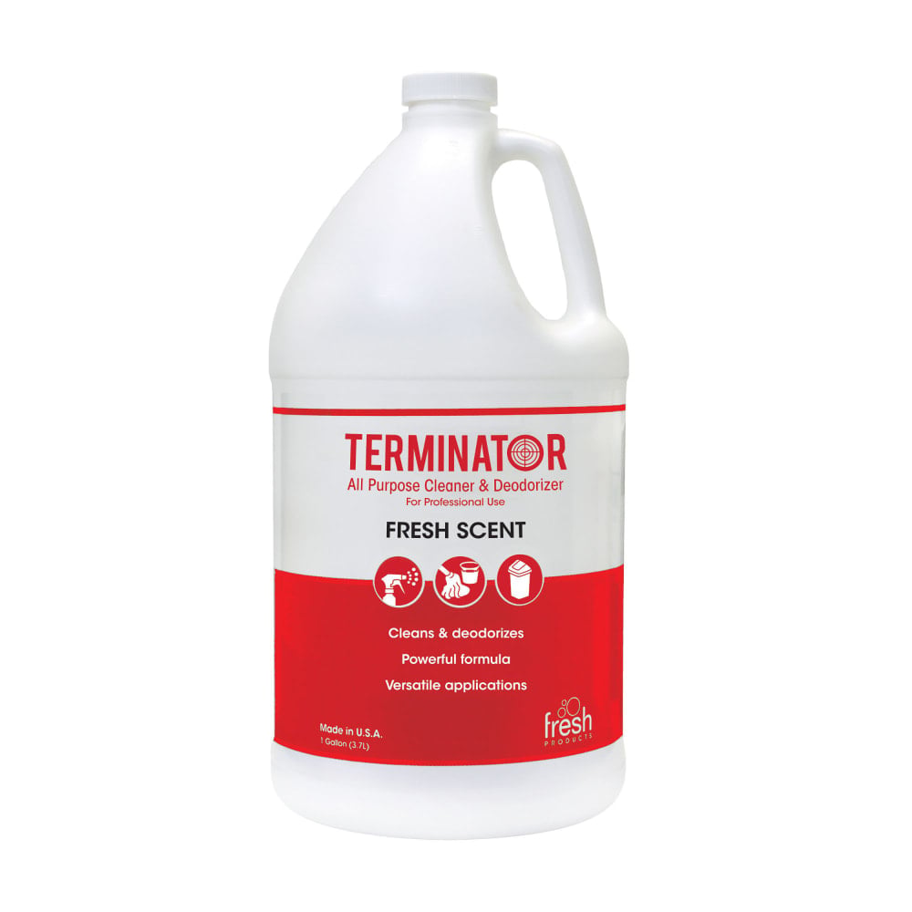 Fresh Products Terminator Ready-To-Use All-Purpose Cleaner & Degreaser, 1 Gallon, Pack Of 4 Bottles MPN:TERMG-F-000I004M-67