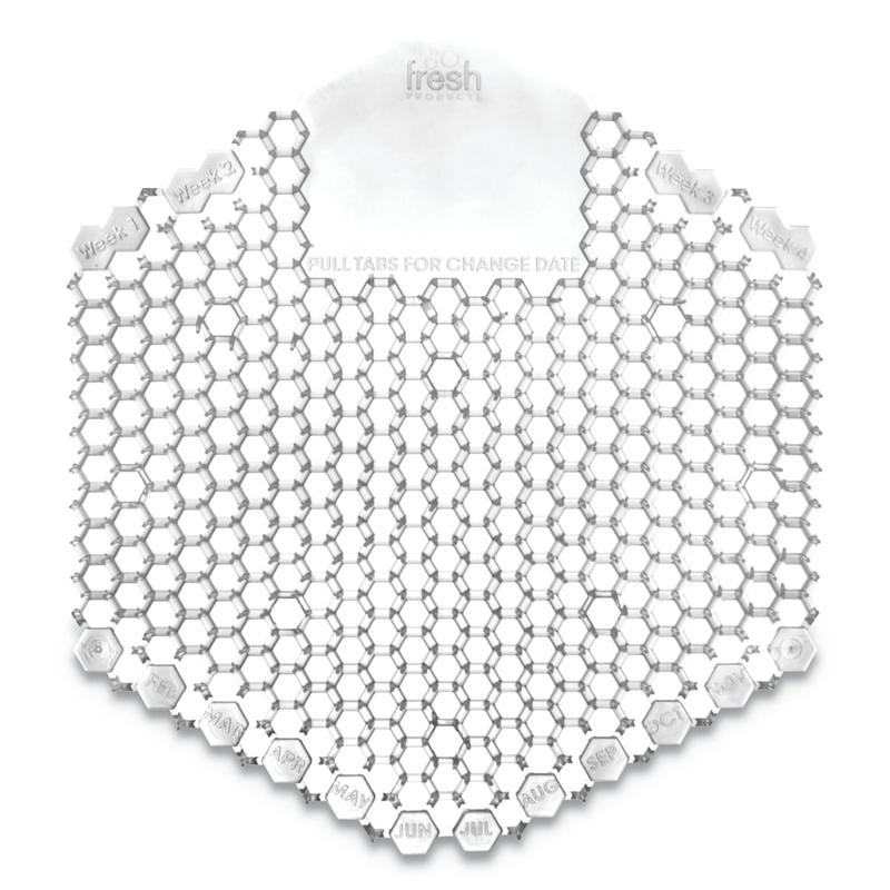 Fresh Products The Wave Deodorizer Urinal Screens, Honeysuckle Scent, Clear, 10 Screens Per Box, Carton Of 6 Boxes MPN:FRS 2WDS60 HON