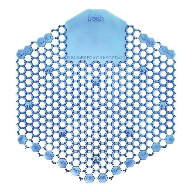 Fresh Products The Wave 3-D Urinal Deodorizer Screens, Cotton Blossom, Blue, Box of 10 Screens MPN:3WDS60CBL
