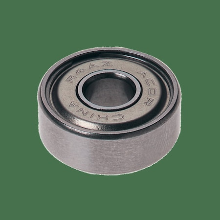 Radial Ball Bearing, Double Shielded Closure, 1/4 in Bore Dia MPN:62-106